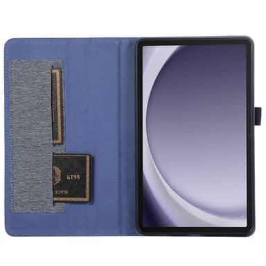 SKALO Samsung Tab A9 Kangaskotelo - Sininen