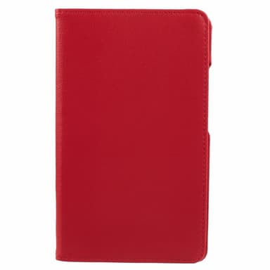 SKALO Samsung Tab A9 360 Litchi Suojakotelo - Punainen