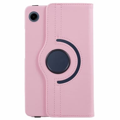 SKALO Samsung Tab A9 360 Litchi Suojakotelo - Pinkki