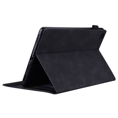 SKALO Samsung Tab A9+ PU-nahkainen Lompakkokotelo - Musta