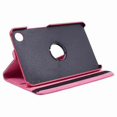 SKALO Samsung Tab A9 360 Litchi Suojakotelo - Cerise