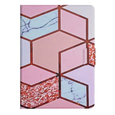 SKALO Samsung Tab A9 Marmorikotelo - Pinkki
