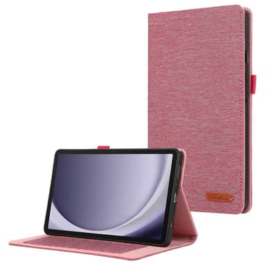 SKALO Samsung Tab A9 Kangaskotelo - Pinkki