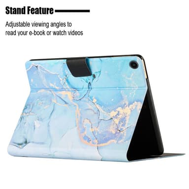 SKALO Samsung Tab A9 Marmorikotelo - Sininen