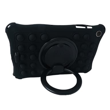 SKALO Samsung Tab A9+ Shock Resistant Armor Popit Silicone Kuori  - Musta
