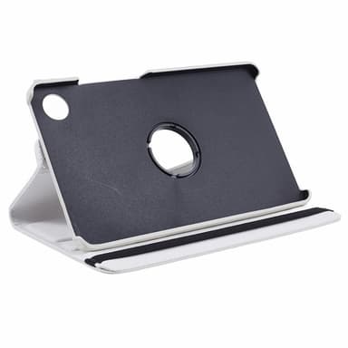 SKALO Samsung Tab A9 360 Litchi Suojakotelo - Valkoinen