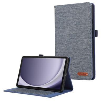 SKALO Samsung Tab A9 Kangaskotelo - Sininen