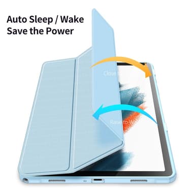 DUX DUCIS Samsung Tab A9+ TOBY Series Trifold Suojakotelo - Vaaleansininen