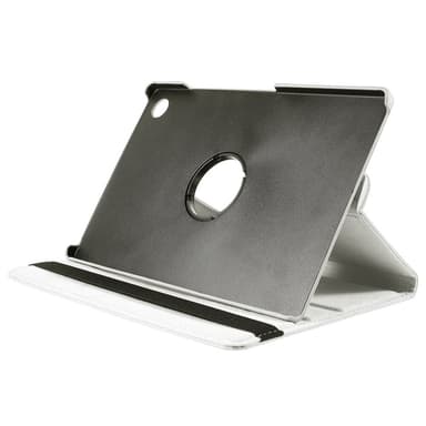 SKALO Samsung Tab A9+ 360 Litchi Suojakotelo - Valkoinen