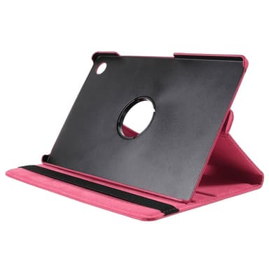 SKALO Samsung Tab A9+ 360 Litchi Suojakotelo - Cerise