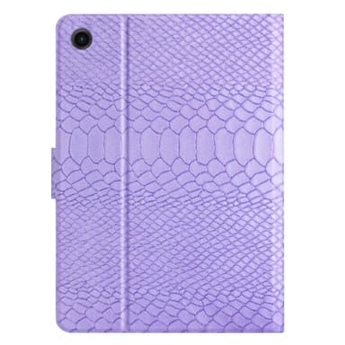 SKALO Samsung Tab A9 Croco PU-nahkainen Lompakkokotelo - Violetti