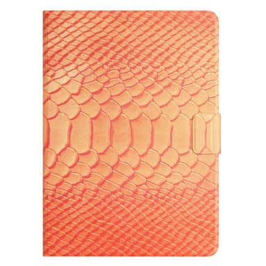SKALO Samsung Tab A9 Croco PU-nahkainen Lompakkokotelo - Oranssi