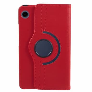 SKALO Samsung Tab A9 360 Litchi Suojakotelo - Punainen