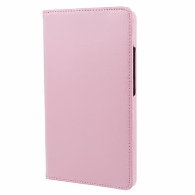 SKALO Samsung Tab A9 360 Litchi Suojakotelo - Pinkki