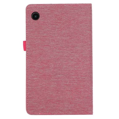 SKALO Samsung Tab A9 Kangaskotelo - Pinkki