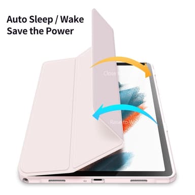 DUX DUCIS Samsung Tab A9+ TOBY Series Trifold Suojakotelo - Vaaleanpunainen