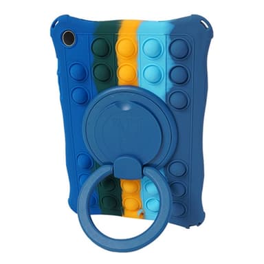 SKALO Samsung Tab A9+ Shock Resistant Armor Popit Silicone Kuori  - Sininen