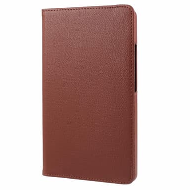 SKALO Samsung Tab A9 360 Litchi Suojakotelo - Ruskea