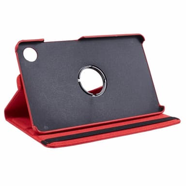 SKALO Samsung Tab A9 360 Litchi Suojakotelo - Punainen
