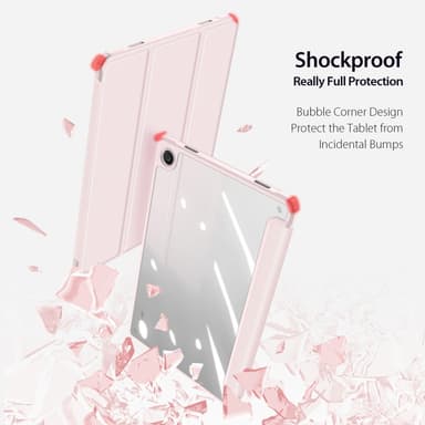 DUX DUCIS Samsung Tab A9+ TOBY Series Trifold Suojakotelo - Vaaleanpunainen