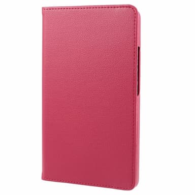 SKALO Samsung Tab A9 360 Litchi Suojakotelo - Cerise