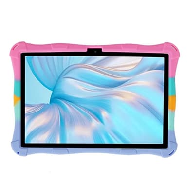 SKALO Samsung Tab A9+ Shock Resistant Armor Popit Silicone Kuori  - Rainbow