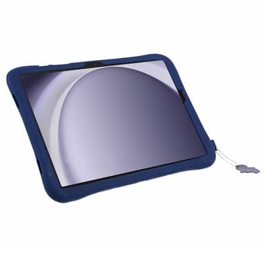 SKALO Samsung Tab A9+ Shock Resistant Armor Silicone Kuori  - Sininen
