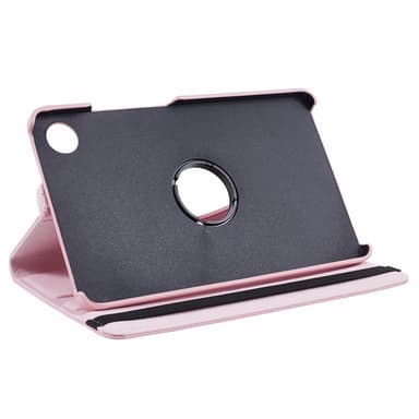 SKALO Samsung Tab A9 360 Litchi Suojakotelo - Pinkki