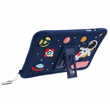 SKALO Samsung Tab A9+ Shock Resistant Armor Silicone Kuori  - Sininen