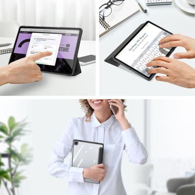 DUX DUCIS Samsung Tab A9+ TOBY Series Trifold Suojakotelo - Musta