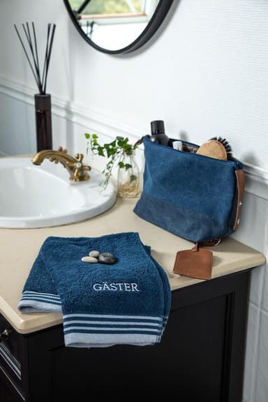 Lord Nelson Victory Handduk Gäster 2-pack, Mörkgrå