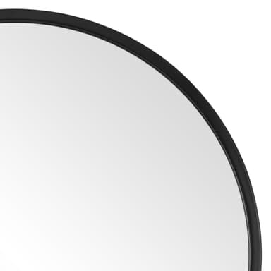 WOMO-DESIGN Seinäpeili Ø 70 cm, Pyöreä peili, musta metallikehys