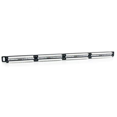 STARTECH StarTech.com PANELHU24, RJ-45, Cat5e, Musta, Telinekiinnitys, 0.5U, 482 mm