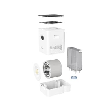 Boneco W400 -hybridi-ilmanpesukone ja -kostutin sovelluksella