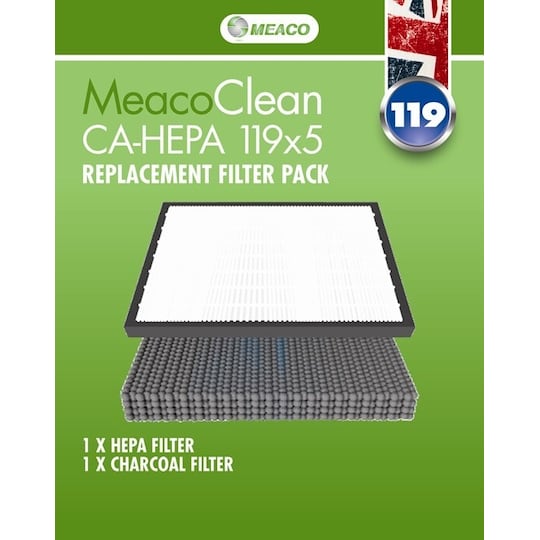 HEPA-suodatin MeacoClean Maxi