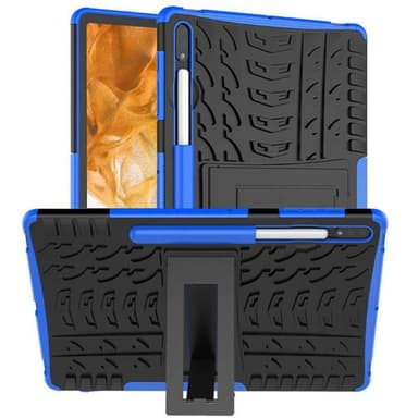 Iskunkestävä kuori jalustalla Samsung Galaxy Tab S9 11.0 - Sininen