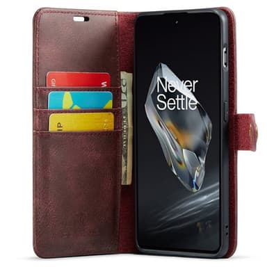 Lompakkokotelo DG-Ming 2i1 OnePlus 12 - Punainen