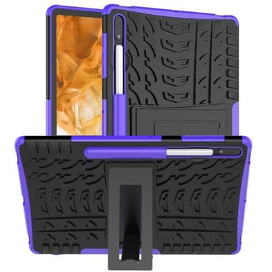 Iskunkestävä kuori jalustalla Samsung Galaxy Tab S9 Plus 12.4 - Viol