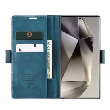 CaseMe Smart Magnet FlipCase Samsung Galaxy S24 Ultra - Sininen