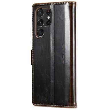 CaseMe Lompakkokotelo 2-kortti Samsung Galaxy S24 Ultra - Ruskea
