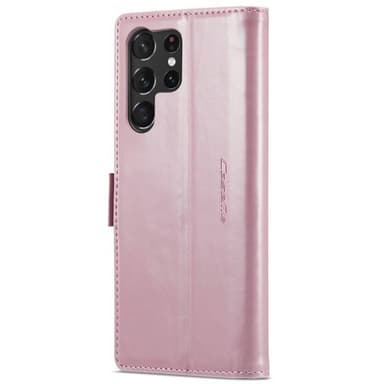 CaseMe Lompakkokotelo 2-kortti Samsung Galaxy S24 Ultra - Vaaleapinkki