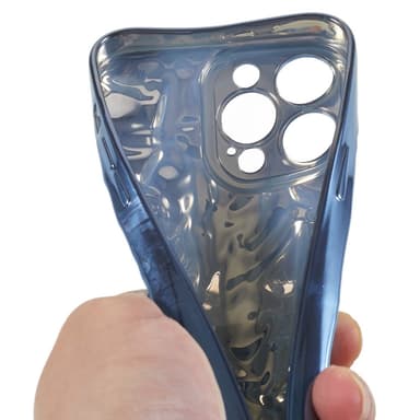 iPhone 15 Pro TPU Kuori Elektroplating Rypistynyt Epätasainen Puhelimen Suojakotelo