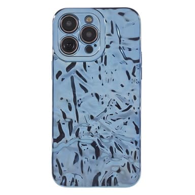 iPhone 15 Pro TPU Kuori Elektroplating Rypistynyt Epätasainen Puhelimen Suojakotelo