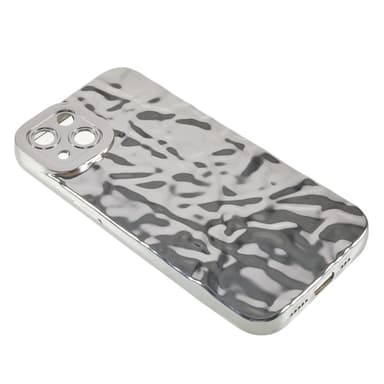 iPhone 15 Plus TPU Kuori Elektroplating Rypistynyt Epätasainen Puhelimen Suojakotelo