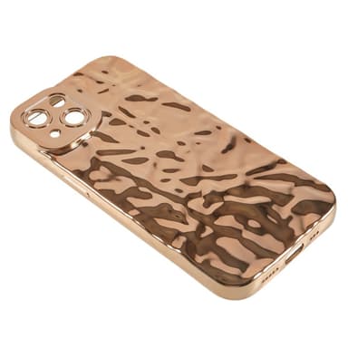 iPhone 15 Plus TPU Kuori Elektroplating Rypistynyt Epätasainen Puhelimen Suojakotelo