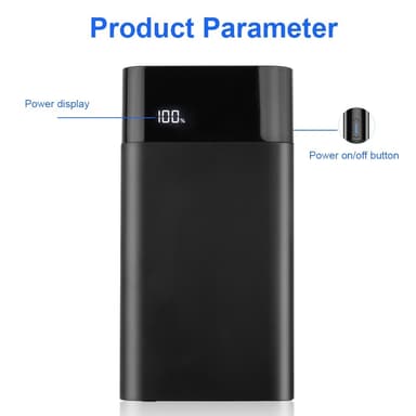 5000mAh PowerBank 1080P HD-äänivideokamera valvontakamera