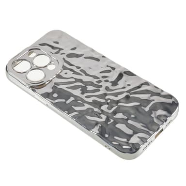 iPhone 15 Pro Max TPU Kuori Elektroplating Rypistynyt Epätasainen Puhelimen Suojakotelo
