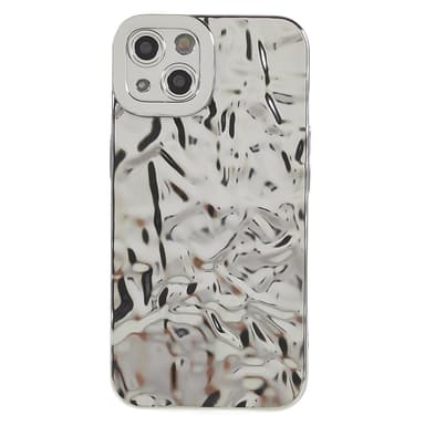 iPhone 15 Plus TPU Kuori Elektroplating Rypistynyt Epätasainen Puhelimen Suojakotelo