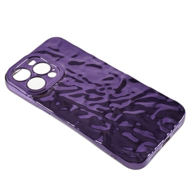 iPhone 15 Pro Max TPU Kuori Elektroplating Rypistynyt Epätasainen Puhelimen Suojakotelo
