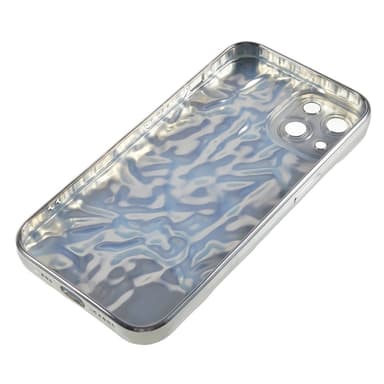iPhone 15 Plus TPU Kuori Elektroplating Rypistynyt Epätasainen Puhelimen Suojakotelo